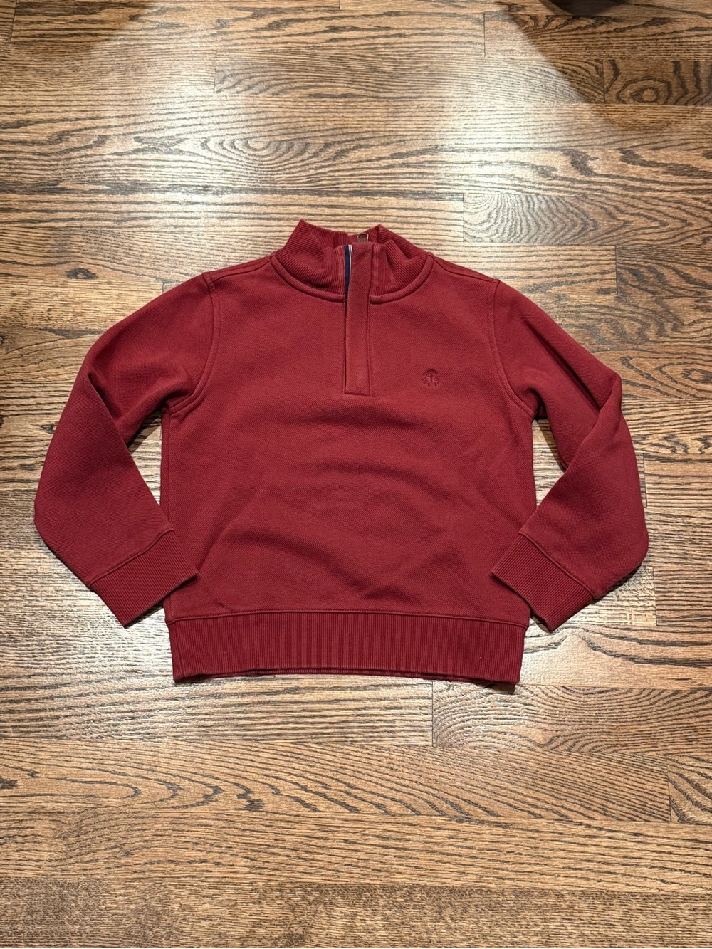 Brooks Brothers Boys’ XS Red Zip-Up Sweater